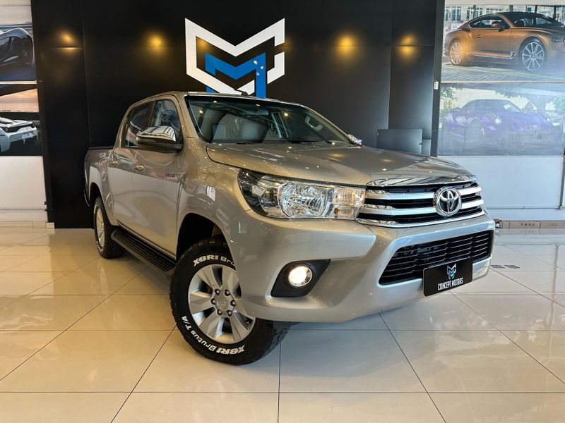 Toyota Hilux CD SRV 4×4 2.8 TDI Diesel Aut. 2018/2018 CONCEPT MOTORS PASSO FUNDO / Carros no Vale