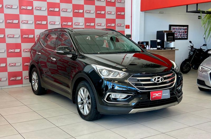 Hyundai Santa Fe/GLS 3.3 V6 4X4 Tiptronic 2015/2016 PC VEÍCULOS SANTA CRUZ DO SUL / Carros no Vale