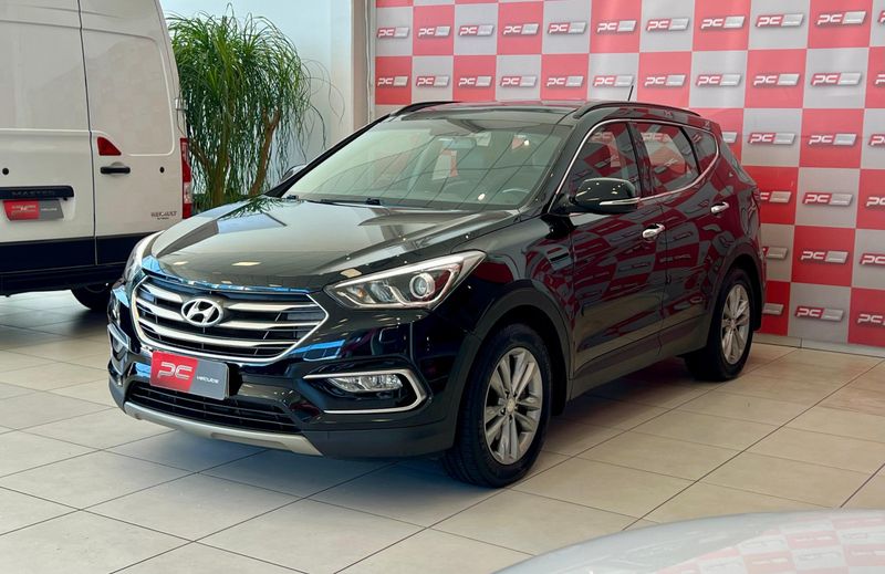 Hyundai Santa Fe/GLS 3.3 V6 4X4 Tiptronic 2015/2016 PC VEÍCULOS SANTA CRUZ DO SUL / Carros no Vale