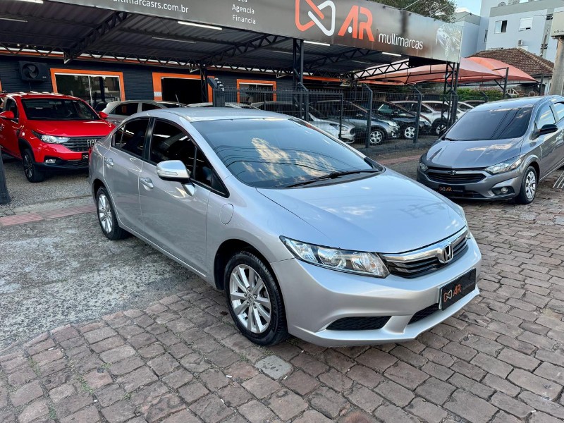 HONDA CIVIC 1.8 LXL 16V FLEX 4P AUTOMÁTICO 2012/2013 AR MULTIMARCAS VENÂNCIO AIRES / Carros no Vale