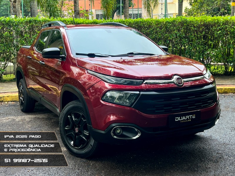 FIAT TORO FREEDOM 1.8 AT6 FLEX 4P 2016/2017 DUARTE VEÍCULOS PORTO ALEGRE / Carros no Vale
