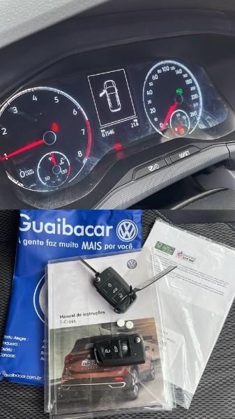 VOLKSWAGEN T-CROSS SENSE 1.0 TURBO AT FLEX 2020/2020 BOSCO AUTOMÓVEIS GUAPORÉ / Carros no Vale