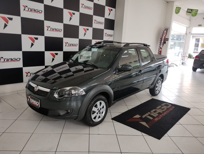 FIAT STRADA 1.4 MPI TREKKING CE 8V 2016/2016 TIAGO AUTOMÓVEIS VENÂNCIO AIRES / Carros no Vale