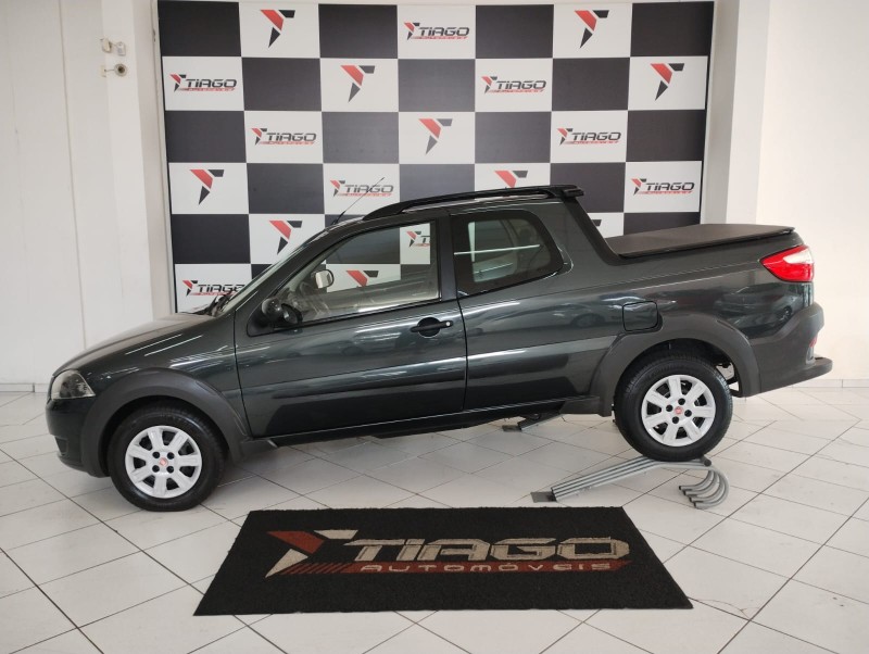 FIAT STRADA 1.4 MPI TREKKING CE 8V 2016/2016 TIAGO AUTOMÓVEIS VENÂNCIO AIRES / Carros no Vale