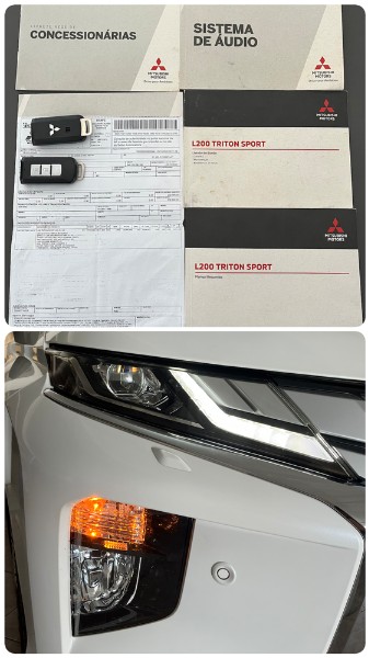 MITSUBISHI L200 TRITON SPORT HPE-S 2020/2021 BOSCO AUTOMÓVEIS GUAPORÉ / Carros no Vale