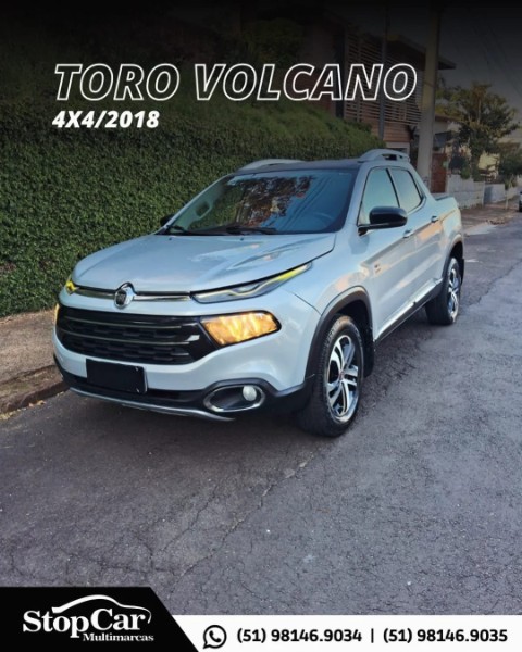 FIAT TORO VOLCANO 2.0 16V 4X4 TB DIESEL AUT. 2018/2018 STOPCAR MULTIMARCAS ESTRELA / Carros no Vale