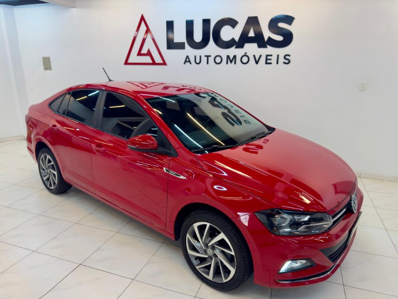 VOLKSWAGEN VIRTUS 1.0 200 TSI HIGHLINE 2019/2019 LUCAS AUTOMÓVEIS BOM RETIRO DO SUL / Carros no Vale