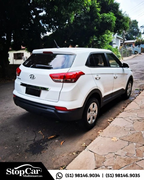HYUNDAI CRETA 1.6 16V FLEX ATTITUDE AUTOMÁTICO 2020/2020 STOPCAR MULTIMARCAS ESTRELA / Carros no Vale