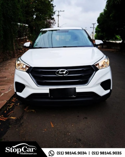 HYUNDAI CRETA 1.6 16V FLEX ATTITUDE AUTOMÁTICO 2020/2020 STOPCAR MULTIMARCAS ESTRELA / Carros no Vale