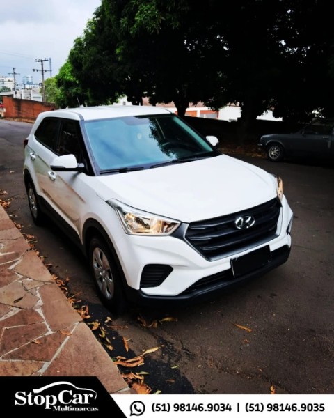 HYUNDAI CRETA 1.6 16V FLEX ATTITUDE AUTOMÁTICO 2020/2020 STOPCAR MULTIMARCAS ESTRELA / Carros no Vale