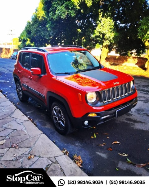 JEEP RENEGADE 2.0 16V TURBO LONGITUDE 4X4 2016/2016 STOPCAR MULTIMARCAS ESTRELA / Carros no Vale
