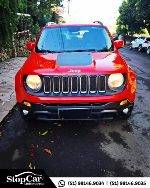 JEEP RENEGADE 2.0 16V TURBO LONGITUDE 4X4 2016/2016 STOPCAR MULTIMARCAS ESTRELA / Carros no Vale