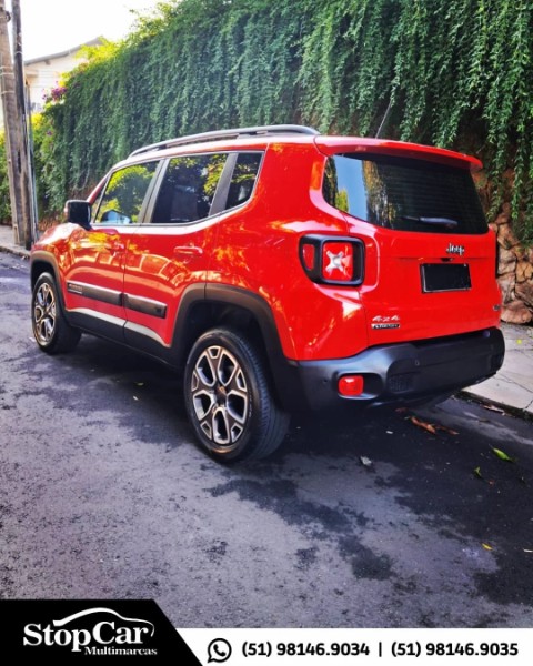 JEEP RENEGADE 2.0 16V TURBO LONGITUDE 4X4 2016/2016 STOPCAR MULTIMARCAS ESTRELA / Carros no Vale