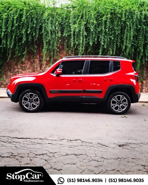 JEEP RENEGADE 2.0 16V TURBO LONGITUDE 4X4 2016/2016 STOPCAR MULTIMARCAS ESTRELA / Carros no Vale