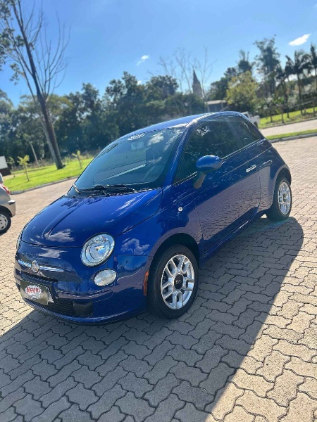 FIAT 500 1.4 CULT 8V 2012/2012 NEURI VEÍCULOS LAJEADO / Carros no Vale
