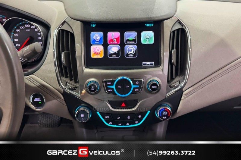 CHEVROLET CRUZE 1.4 TURBO LTZ 16V 2019/2019 GARCEZ VEÍCULOS BENTO GONÇALVES / Carros no Vale