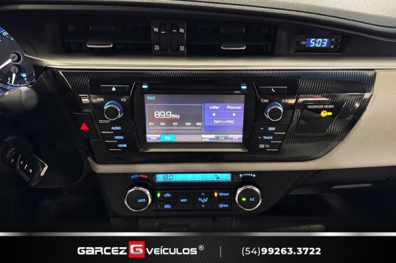 TOYOTA COROLLA 2.0 XEI 16V 2015/2016 GARCEZ VEÍCULOS BENTO GONÇALVES / Carros no Vale