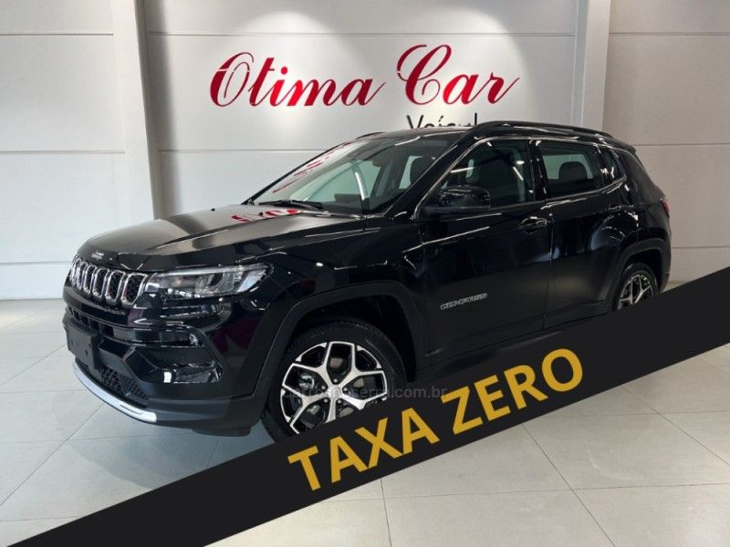 JEEP COMPASS 1.3 LONGITUDE T270 16V TURBO 2025/2025 ÓTIMA CAR FLORES DA CUNHA / Carros no Vale