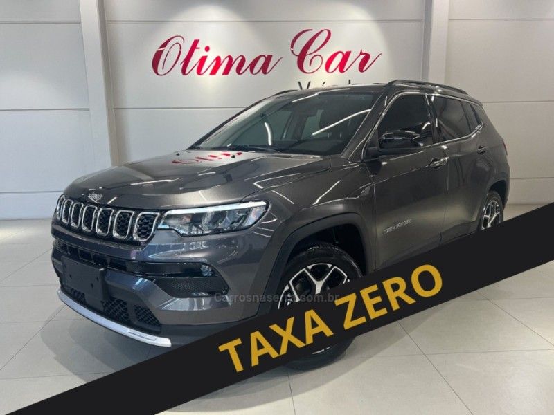 JEEP COMPASS 1.3 LONGITUDE T270 16V TURBO 2025/2025 ÓTIMA CAR FLORES DA CUNHA / Carros no Vale