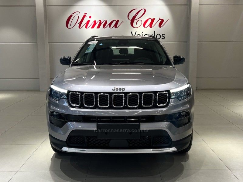 JEEP COMPASS 1.3 LONGITUDE T270 16V TURBO 2025/2025 ÓTIMA CAR FLORES DA CUNHA / Carros no Vale