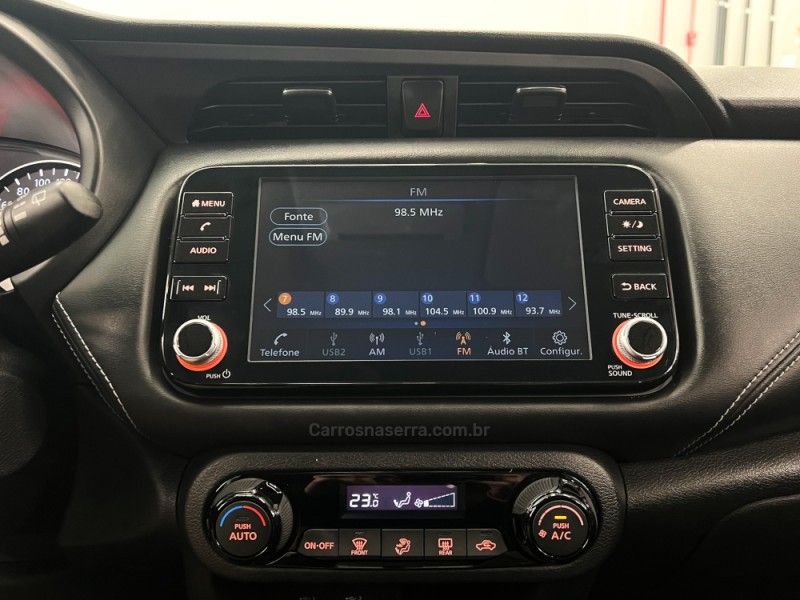 NISSAN KICKS 1.6 EXCLUSIVE 16V 2021/2022 ÓTIMA CAR FLORES DA CUNHA / Carros no Vale