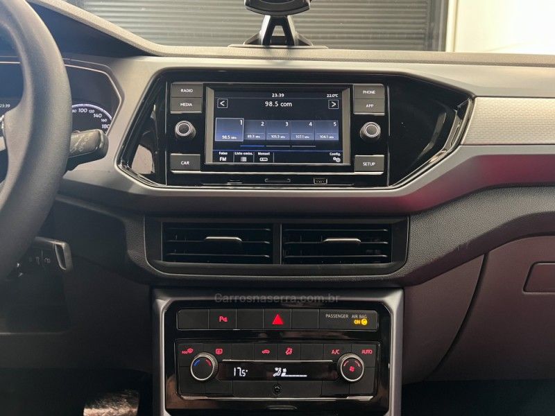 VOLKSWAGEN T-CROSS 1.0 COMFORTLINE TSI 2019/2020 ÓTIMA CAR FLORES DA CUNHA / Carros no Vale