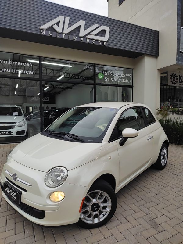 FIAT 500 1.4 CULT 8V AUTOMATIZADO 2011/2012 AWD MULTIMARCAS LAJEADO / Carros no Vale