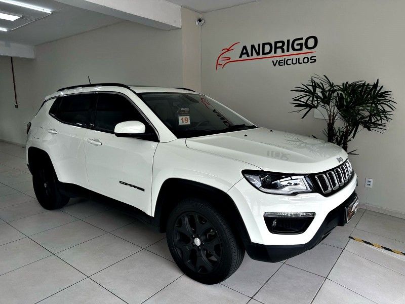 JEEP COMPASS 2.0 16V LONGITUDE 4X4 2019/2019 ANDRIGO VEÍCULOS CAXIAS DO SUL / Carros no Vale