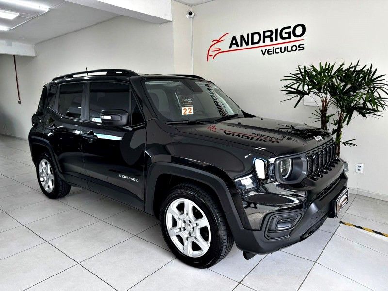 JEEP RENEGADE 1.3 SPORT T270 16V TURBO 2022/2022 ANDRIGO VEÍCULOS CAXIAS DO SUL / Carros no Vale
