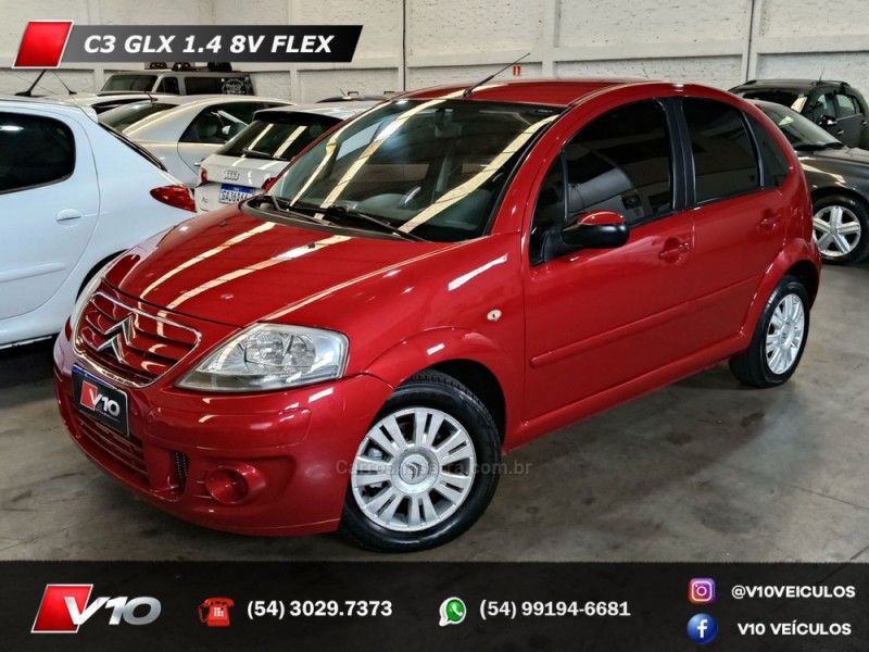 CITROËN C3 1.4 I GLX 8V 2010/2011 V10 VEÍCULOS CAXIAS DO SUL / Carros no Vale