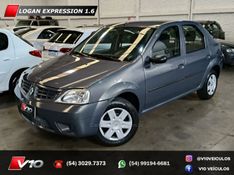 RENAULT LOGAN 1.6 EXPRESSION 8V 2008/2009 V10 VEÍCULOS CAXIAS DO SUL / Carros no Vale