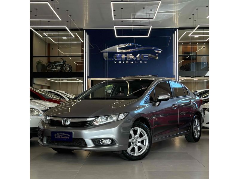 HONDA CIVIC 2.0 EXR 16V 2013/2014 LEHMEN VEÍCULOS VENÂNCIO AIRES / Carros no Vale