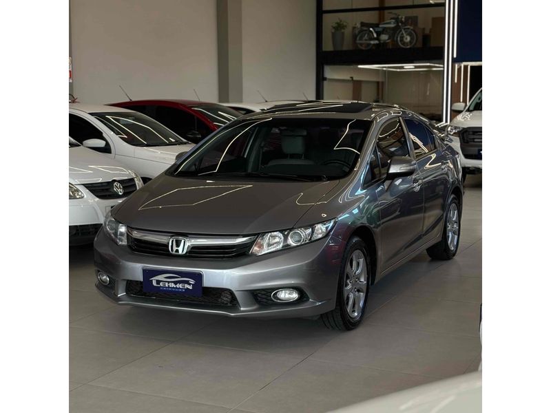 HONDA CIVIC 2.0 EXR 16V 2013/2014 LEHMEN VEÍCULOS VENÂNCIO AIRES / Carros no Vale