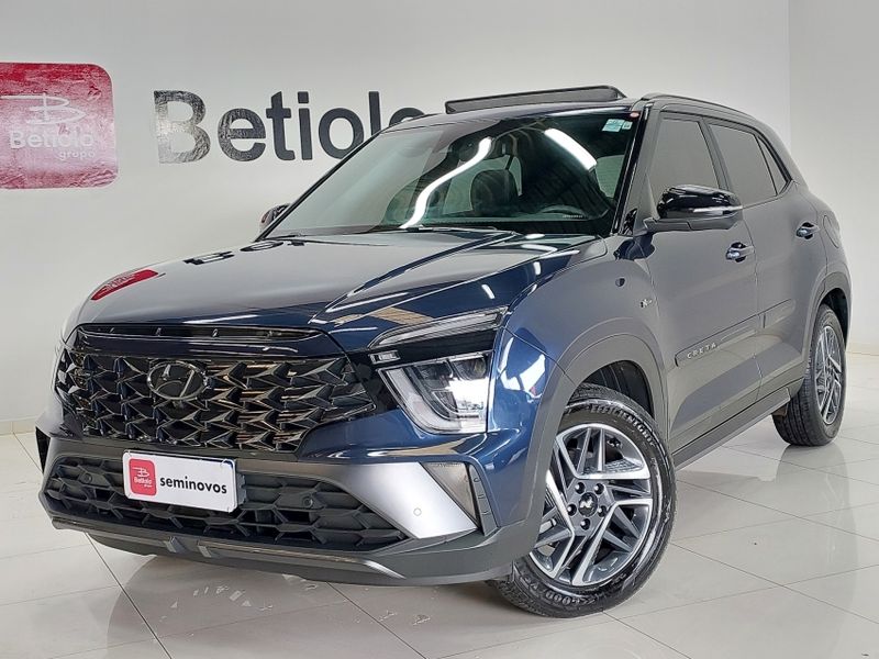 Hyundai CRETA 1.0 TGDI FLEX N LINE AUTOMÁTICO 2023/2024 BETIOLO NOVOS E SEMINOVOS LAJEADO / Carros no Vale