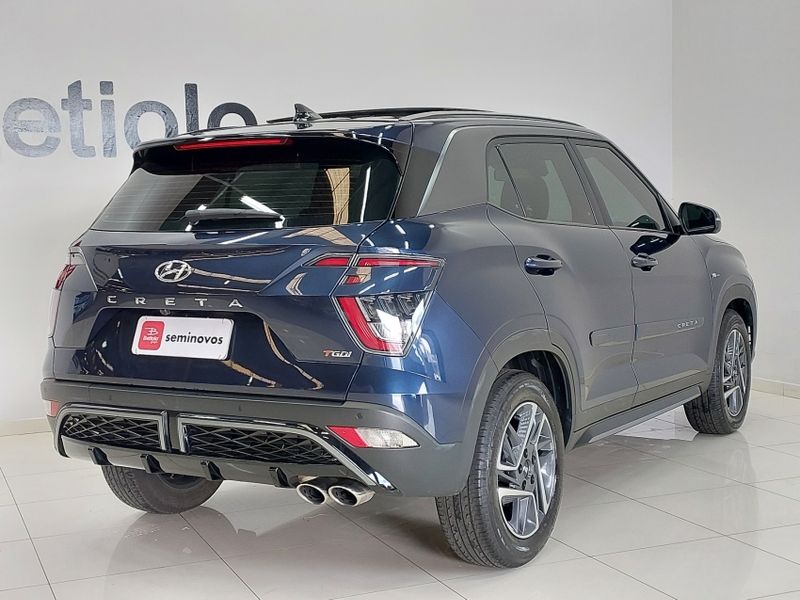 Hyundai CRETA 1.0 TGDI FLEX N LINE AUTOMÁTICO 2023/2024 BETIOLO NOVOS E SEMINOVOS LAJEADO / Carros no Vale