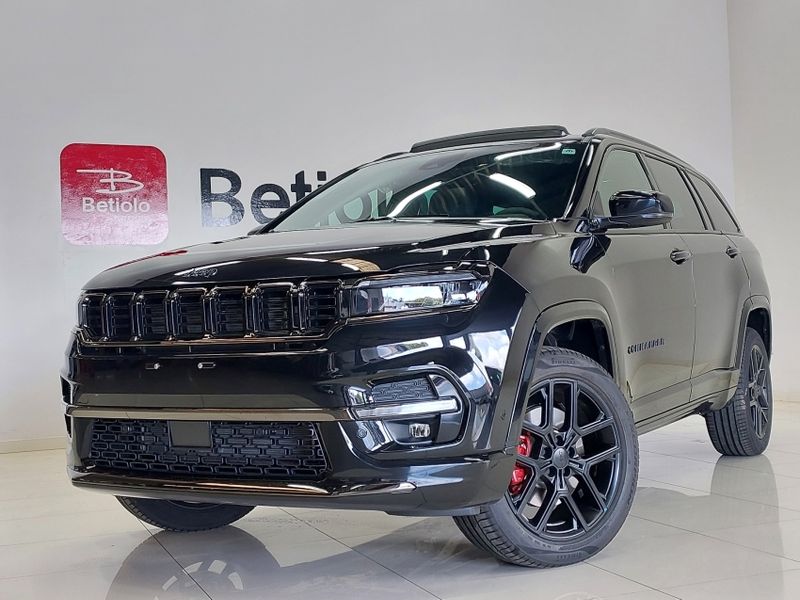 JEEP COMMANDER 2.0 HURRICANE 4 TURBO GASOLINA BLACKHAWK AT9 2025/2025 BETIOLO NOVOS E SEMINOVOS LAJEADO / Carros no Vale
