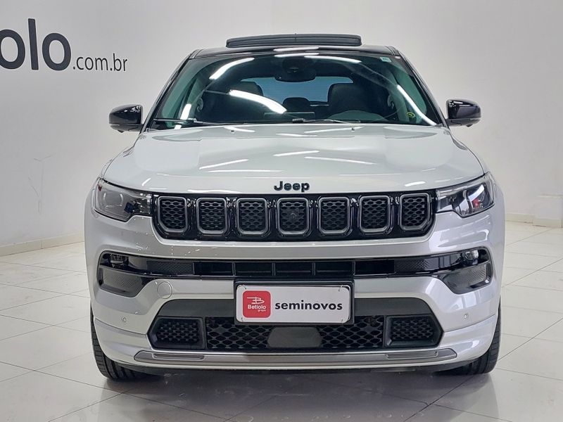 JEEP COMPASS 1.3 T270 TURBO HÍBRIDO S 4XE AT6 2022/2022 BETIOLO NOVOS E SEMINOVOS LAJEADO / Carros no Vale