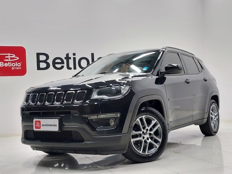 JEEP COMPASS 2.0 16V FLEX SPORT AUTOMÁTICO 2019/2019 BETIOLO NOVOS E SEMINOVOS LAJEADO / Carros no Vale