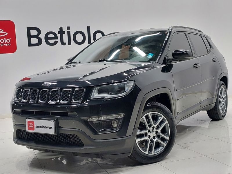 JEEP COMPASS 2.0 16V FLEX SPORT AUTOMÁTICO 2019/2019 BETIOLO NOVOS E SEMINOVOS LAJEADO / Carros no Vale