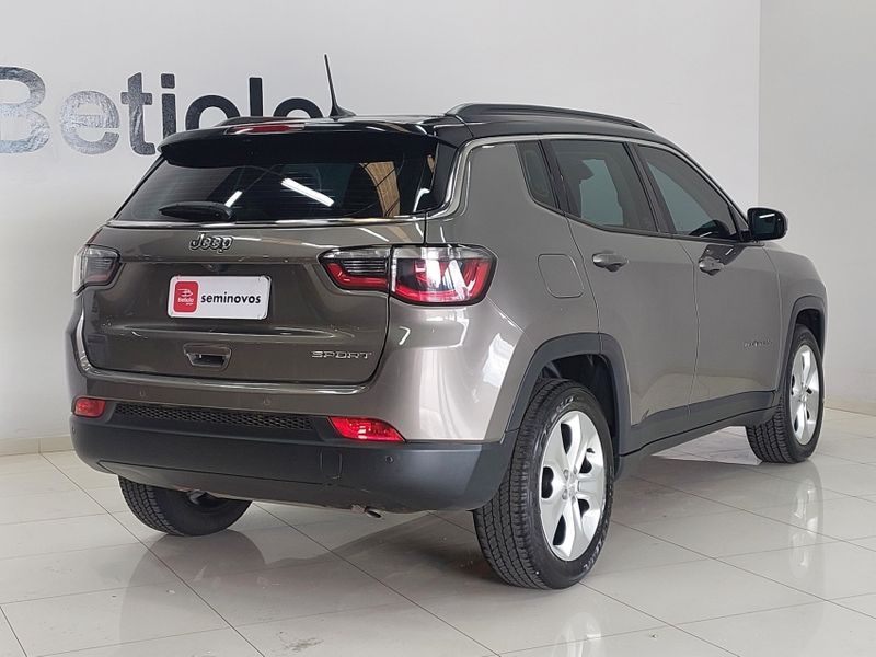 JEEP COMPASS 2.0 16V FLEX SPORT AUTOMÁTICO 2019/2020 BETIOLO NOVOS E SEMINOVOS LAJEADO / Carros no Vale