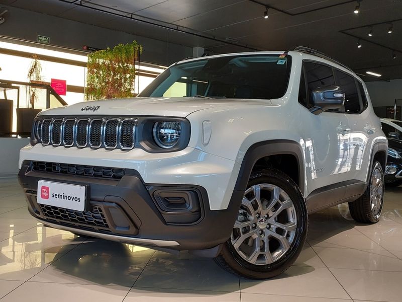 JEEP RENEGADE 1.3 T270 TURBO FLEX LONGITUDE AT6 2024/2025 BETIOLO NOVOS E SEMINOVOS LAJEADO / Carros no Vale