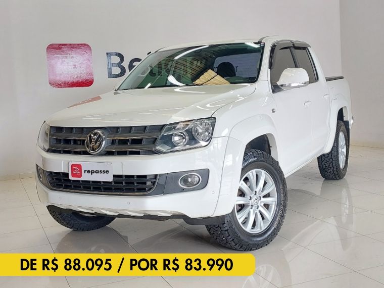 Volkswagen AMAROK 2.0 HIGHLINE 4X4 CD 16V TURBO INTERCOOLER DIESEL 4P AUTOMÁTICO 2012/2013 BETIOLO NOVOS E SEMINOVOS LAJEADO / Carros no Vale