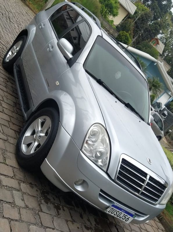 Ssangyong REXTON 2.7 I5 XDI DIESEL RX270 4WD AUTOMÁTICO 2008/2008 CAMINHÕES & CAMIONETAS PASSO FUNDO / Carros no Vale