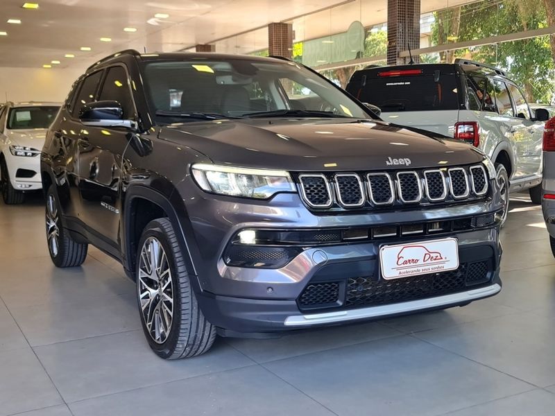 JEEP COMPASS 1.3 T270 TURBO FLEX LIMITED AT6 2021/2022 CARRO DEZ NOVO HAMBURGO / Carros no Vale