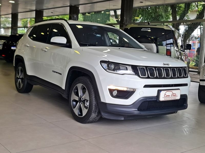 JEEP COMPASS 2.0 16V FLEX LONGITUDE AUTOMÁTICO 2017/2018 CARRO DEZ NOVO HAMBURGO / Carros no Vale