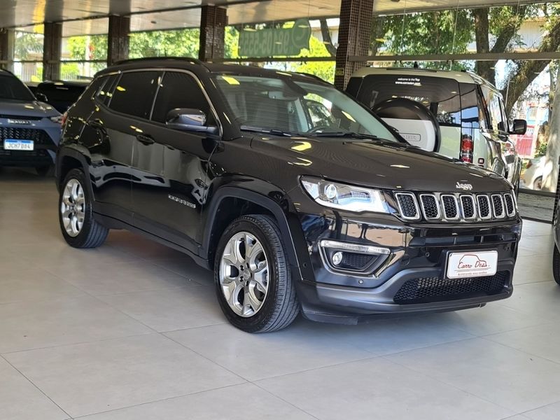 JEEP COMPASS 2.0 16V FLEX LONGITUDE AUTOMÁTICO 2020/2021 CARRO DEZ NOVO HAMBURGO / Carros no Vale