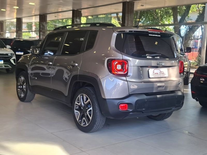 JEEP RENEGADE 1.8 16V FLEX LONGITUDE 4P AUTOMÁTICO 2019/2020 CARRO DEZ NOVO HAMBURGO / Carros no Vale