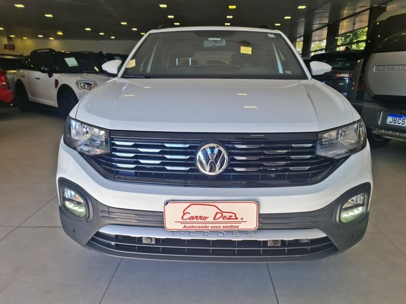 Volkswagen T-CROSS 1.0 200 TSI TOTAL FLEX COMFORTLINE AUTOMÁTICO 2019/2020 CARRO DEZ NOVO HAMBURGO / Carros no Vale