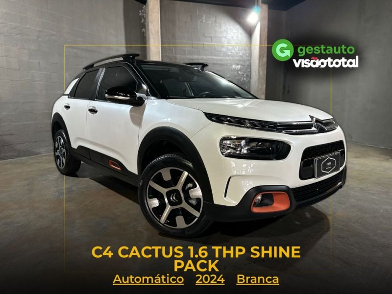 Citroen C4 CACTUS 1.6 THP FLEX SHINE PACK EAT6 2023/2024 CARRO AUTOMARCAS CAXIAS DO SUL / Carros no Vale