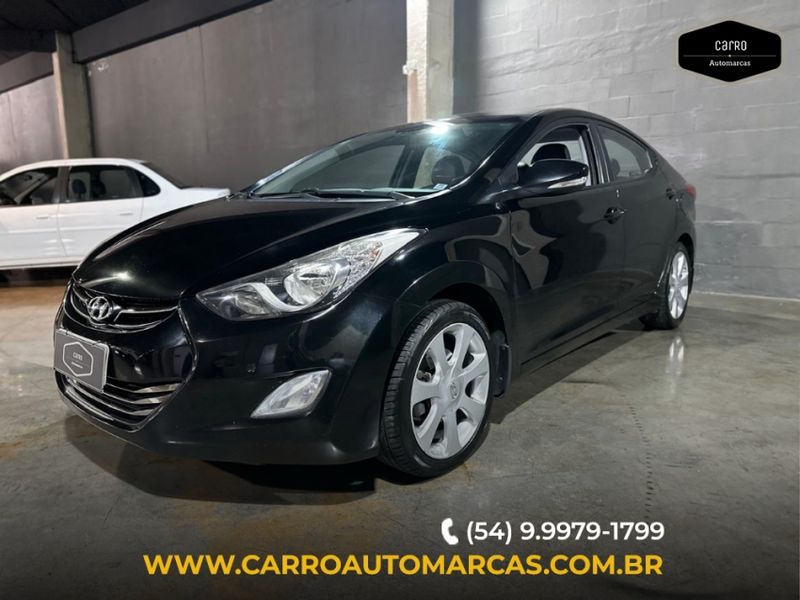 Hyundai ELANTRA 1.8 GLS 16V GASOLINA 4P AUTOMÁTICO 2012/2013 CARRO AUTOMARCAS CAXIAS DO SUL / Carros no Vale